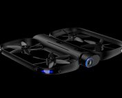 Skydio Drone front angle black background 600